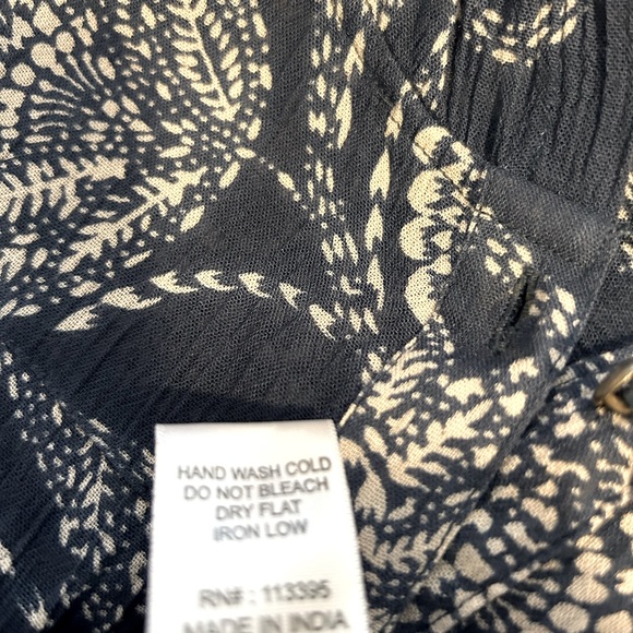 Blue and White Swimsuit Cover Size Small - Picture 5 of 6